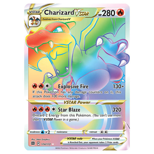 Pokemon - Sword & Shield - Brilliant Stars - Charizard VSTAR - 174/172