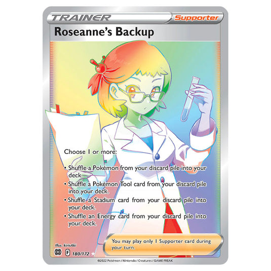 Pokemon - Sword & Shield - Brilliant Stars - Roseanne’s Backup - 180/172