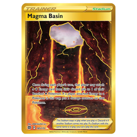 Pokemon - Sword & Shield - Brilliant Stars - Magma Basin - 185/172