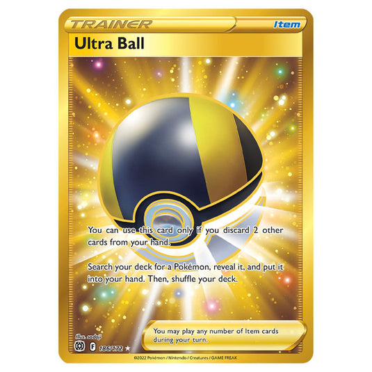 Pokemon - Sword & Shield - Brilliant Stars - Ultra Ball - 186/172