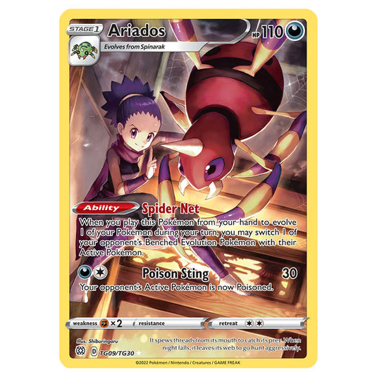 Pokemon - Sword & Shield - Brilliant Stars - Ariados - TG09/TG30