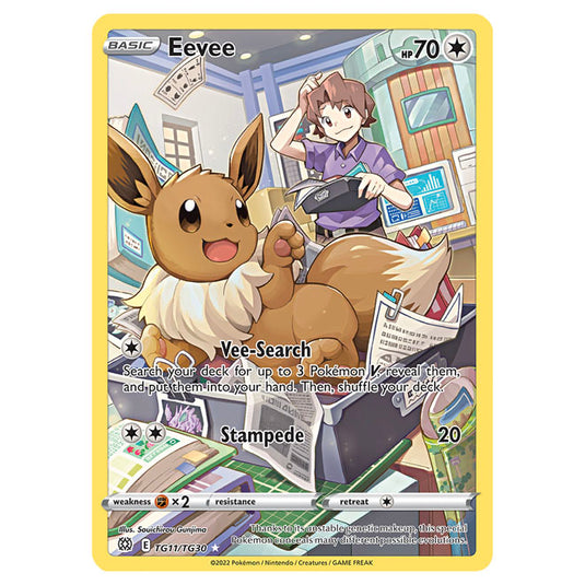 Pokemon - Sword & Shield - Brilliant Stars - Eevee - TG11/TG30