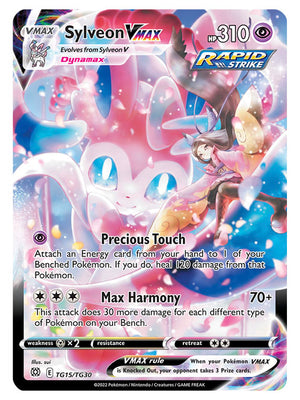 Pokemon - Sword & Shield - Brilliant Stars - Sylveon VMAX - TG15/TG30