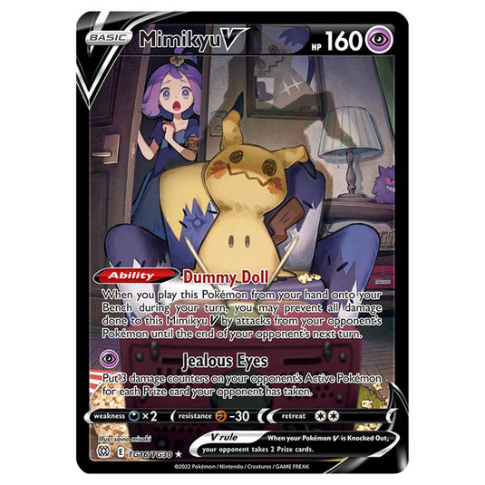 Pokemon - Sword & Shield - Brilliant Stars - Mimikyu V - TG16/TG30