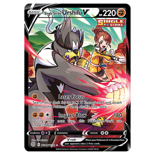 Pokemon - Sword & Shield - Brilliant Stars - Single Strike Urshifu V - TG18/TG30