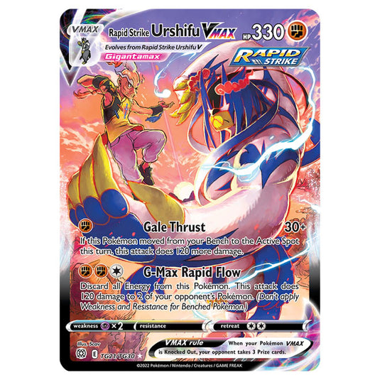 Pokemon - Sword & Shield - Brilliant Stars - Rapid Strike Urshifu VMAX - TG21/TG30