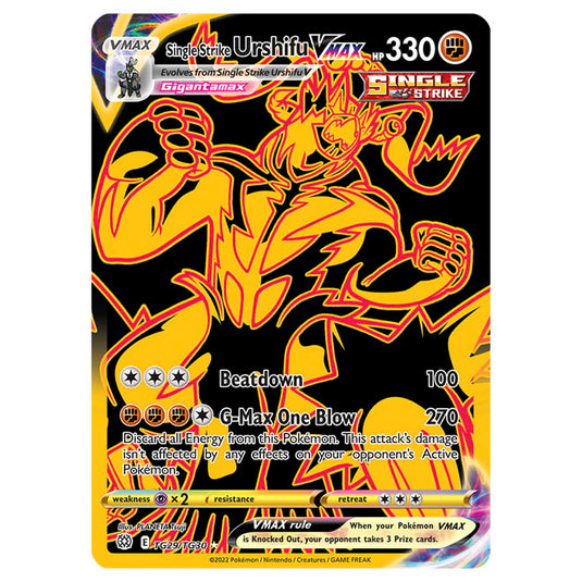 Pokemon - Sword & Shield - Brilliant Stars - Single Strike Urshifu VMA Pokemon - Sword & Shield - Brilliant Stars - Single Strike Urshifu VMA