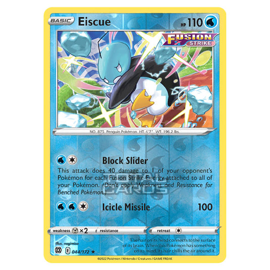 Pokemon - Sword & Shield - Brilliant Stars - Eiscue - 044/172 - (Reverse Holo)