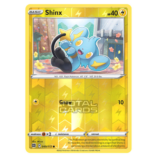 Pokemon - Sword & Shield - Brilliant Stars - Shinx - 049/172 - (Reverse Holo)