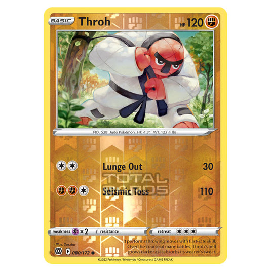 Pokemon - Sword & Shield - Brilliant Stars - Throh - 080/172 - (Reverse Holo)