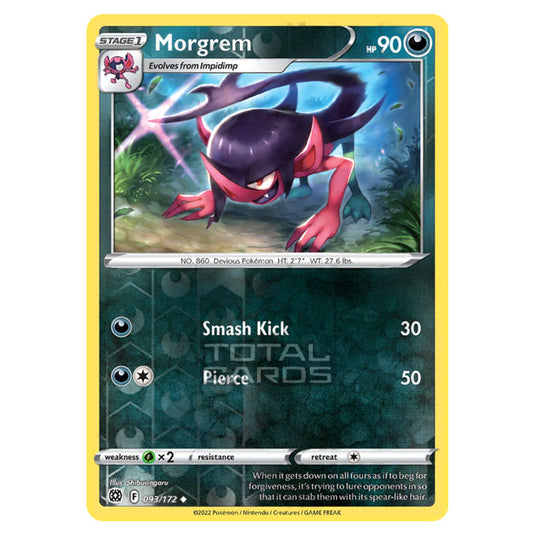 Pokemon - Sword & Shield - Brilliant Stars - Morgrem - 093/172 - (Reverse Holo)