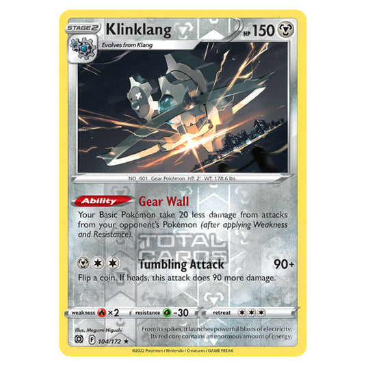 Pokemon - Sword & Shield - Brilliant Stars - Klinklang - 104/172 - (Reverse Holo)