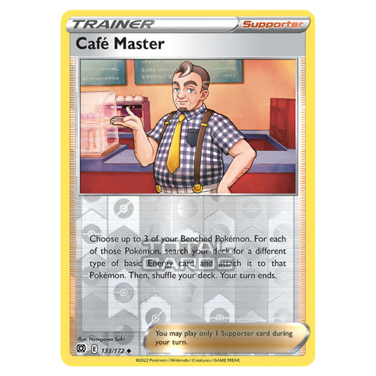 Pokemon - Sword & Shield - Brilliant Stars - Café Master - 133/172 - (Reverse Holo)