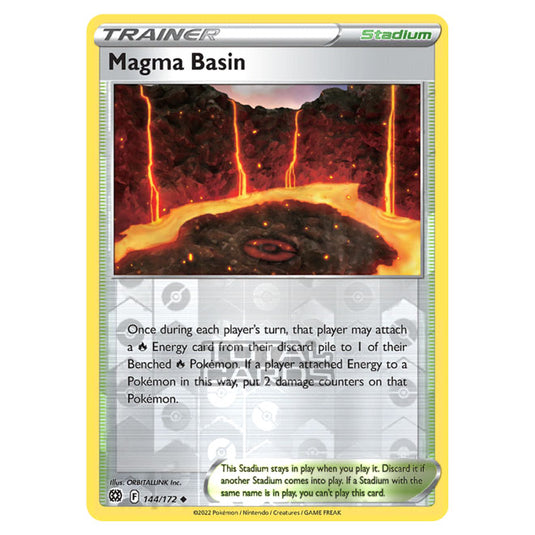 Pokemon - Sword & Shield - Brilliant Stars - Magma Basin - 144/172 - (Reverse Holo)