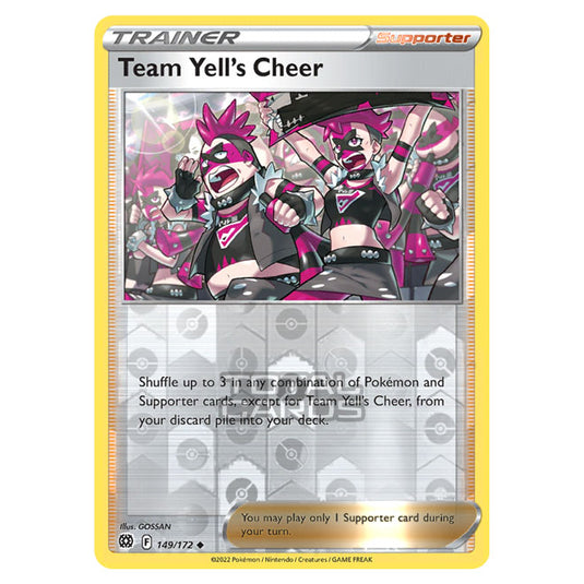 Pokemon - Sword & Shield - Brilliant Stars - Team Yell's Cheer - 149/172 - (Reverse Holo)