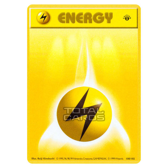 Pokemon - Base Set - Lightning Energy - 100/102