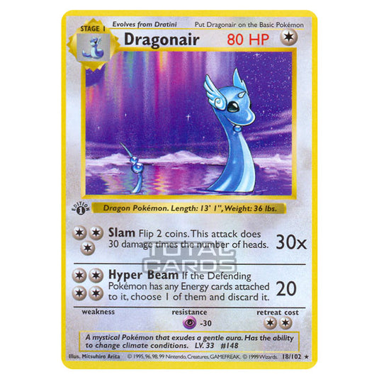 Pokemon - Base Set - Dragonair - 18/102