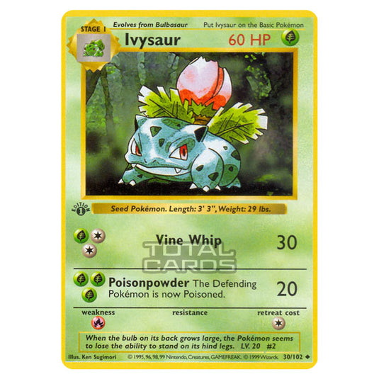 Pokemon - Base Set - Ivysaur - 30/102