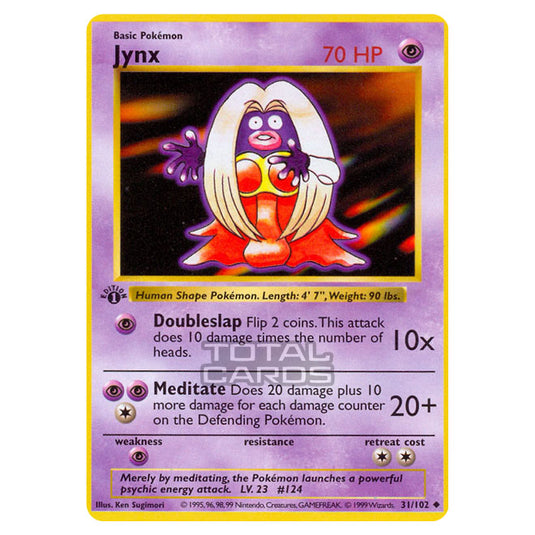 Pokemon - Base Set - Jynx - 31/102