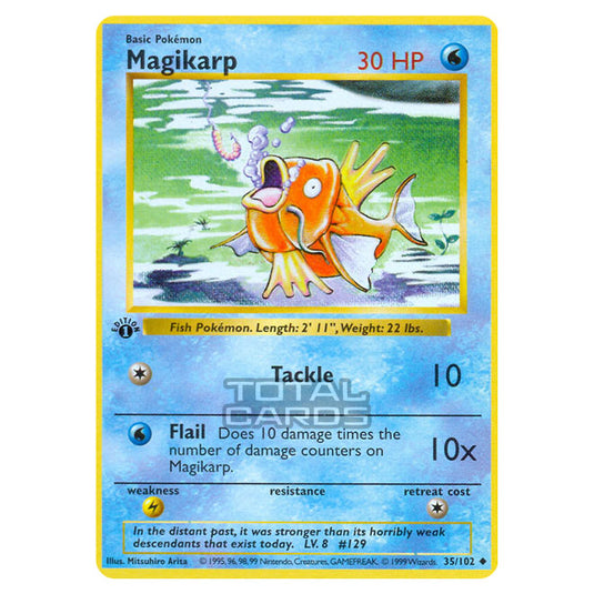 Pokemon - Base Set - Magikarp - 35/102