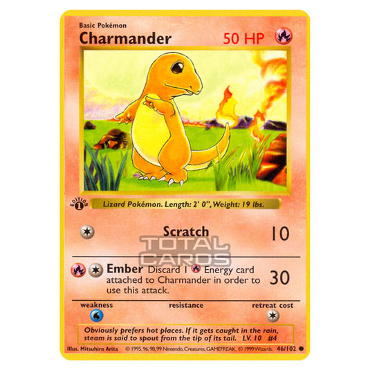 Pokemon - Base Set - Charmander - 46/102