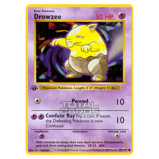 Pokemon - Base Set - Drowzee - 49/102