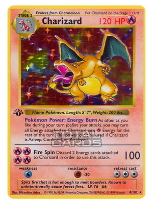 Pokemon - Base Set - Charizard - 4/102