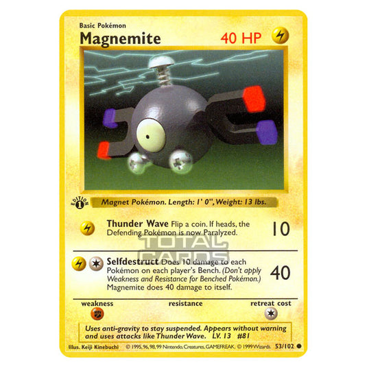 Pokemon - Base Set - Magnemite - 53/102