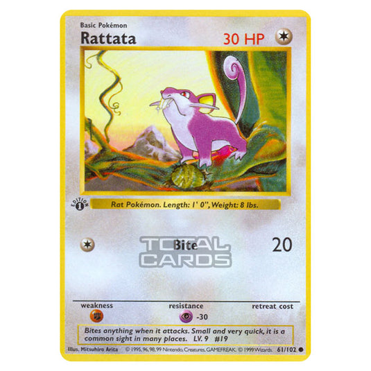 Pokemon - Base Set - Rattata - 61/102