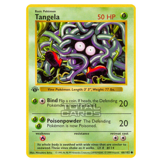 Pokemon - Base Set - Tangela - 66/102