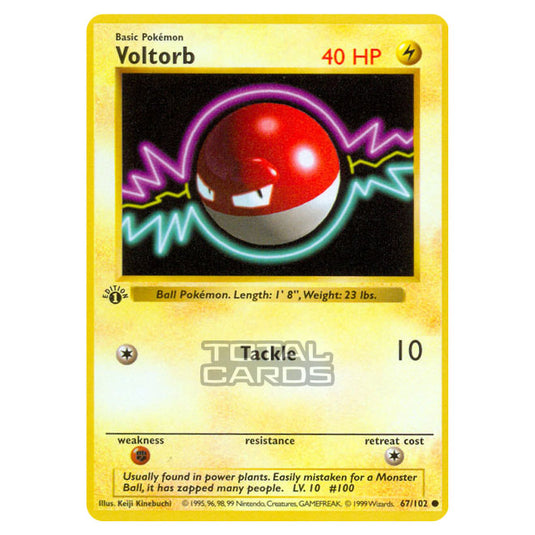 Pokemon - Base Set - Voltorb - 67/102