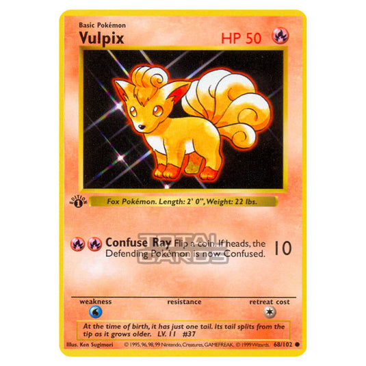 Pokemon - Base Set - Vulpix - 68/102