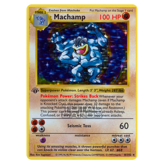 Pokemon - Base Set - Machamp - 8/102