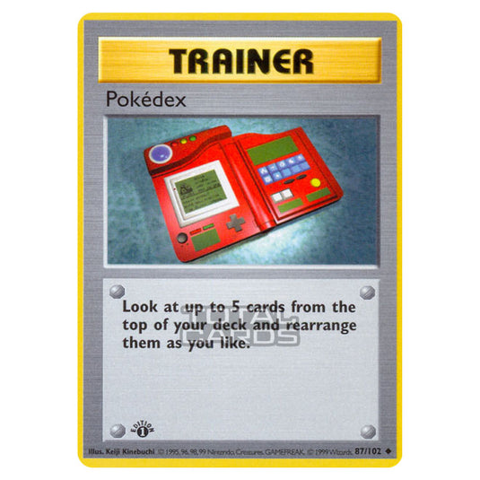 Pokemon - Base Set - Pokédex - 87/102