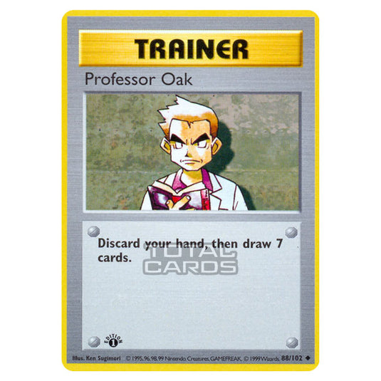 Pokemon - Base Set - Professor Oak - 88/102