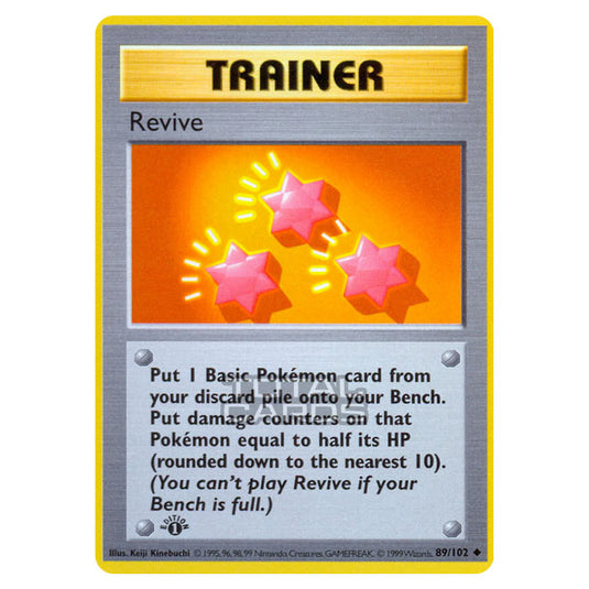 revive card pokemon Max Revive card