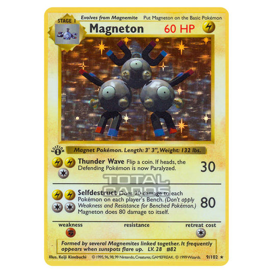 Pokemon - Base Set - Magneton - 9/102