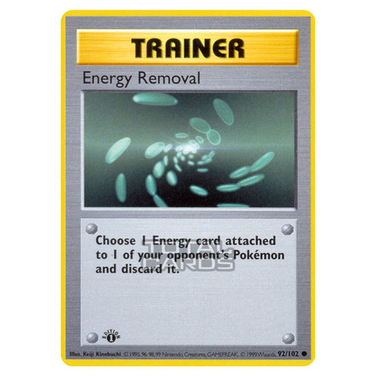 Pokemon - Base Set - Energy Removal - 92/102