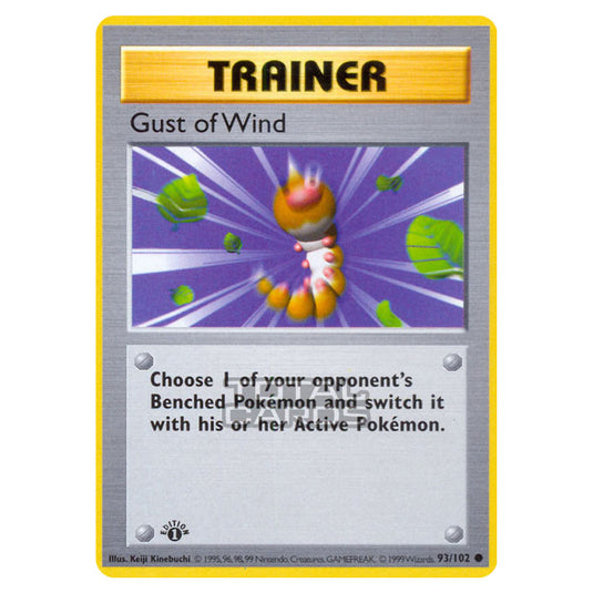 Pokemon - Base Set - Gust of Wind - 93/102