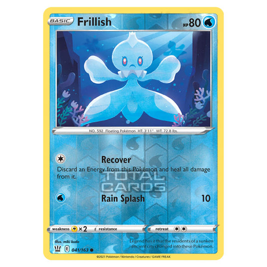 Pokemon - Sword & Shield - Battle Styles - Frillish - 041/163 - (Reverse Holo)