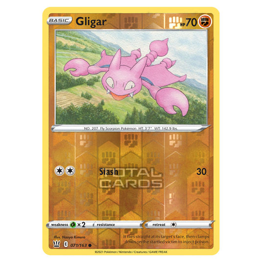 Pokemon - Sword & Shield - Battle Styles - Gligar - 071/163 - (Reverse Holo)