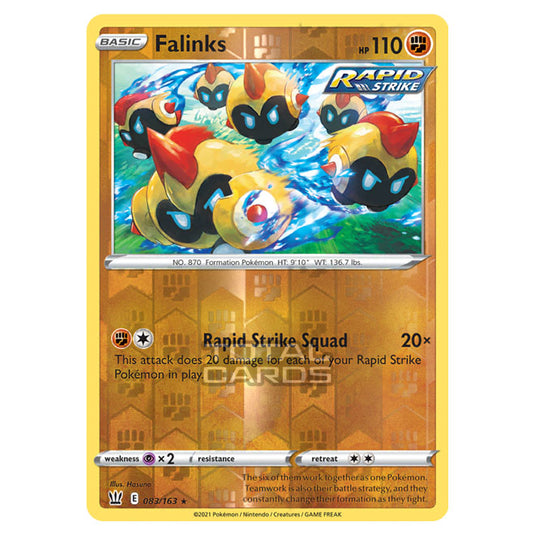 Pokemon - Sword & Shield - Battle Styles - Falinks - 083/163 - (Reverse Holo)