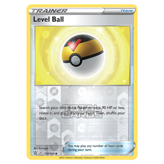 Pokemon - Sword & Shield - Battle Styles - Level Ball - 129/163 - (Reverse Holo)