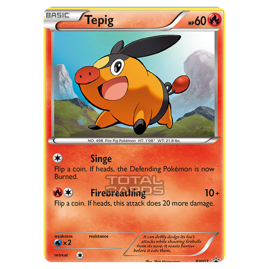 Pokemon - Black & White - BW Black Star Promos - Tepig - BW07