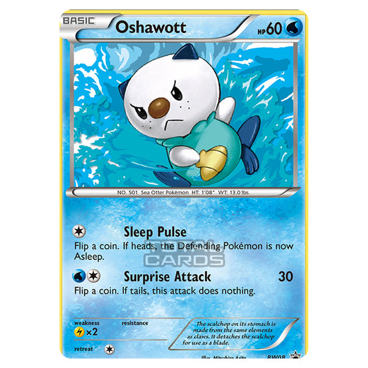 Pokemon - Black & White - BW Black Star Promos - Oshawott - BW08