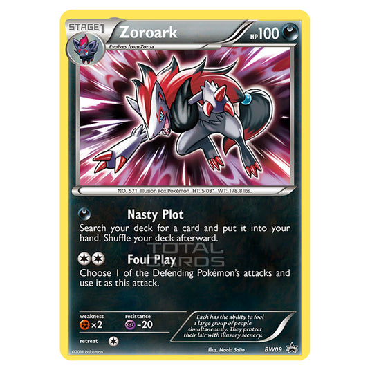 Pokemon - Black & White - BW Black Star Promos - Zoroark - BW09