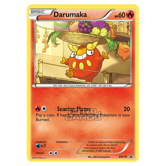 Pokemon - Black & White - BW Black Star Promos - Darumaka - BW18