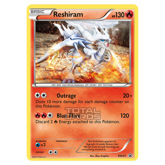 Pokemon - Black & White - BW Black Star Promos - Reshiram - BW23