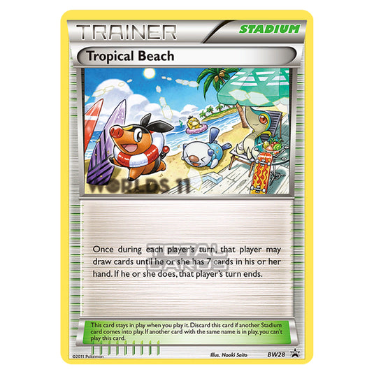 Pokemon - Black & White - BW Black Star Promos - Tropical Beach - BW28