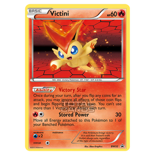 Pokemon - Black & White - BW Black Star Promos - Victini - BW32